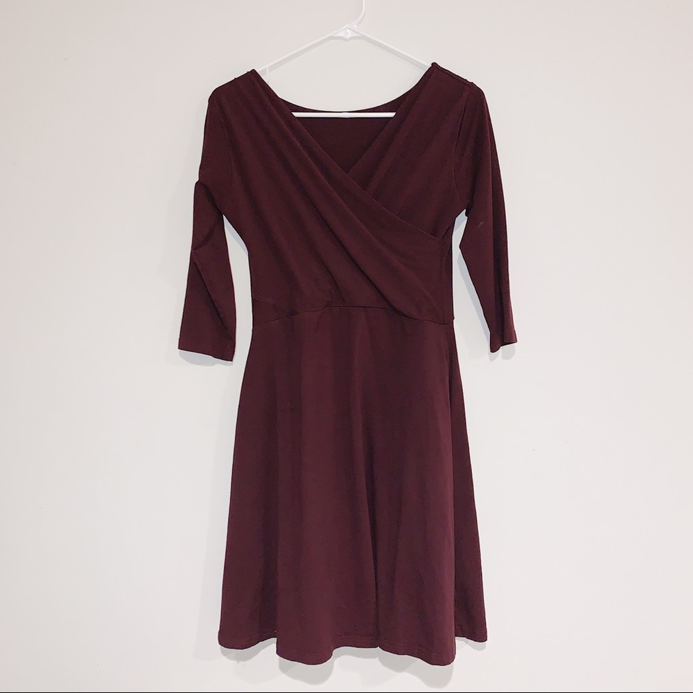 Reversible Cotton Wrap Dress